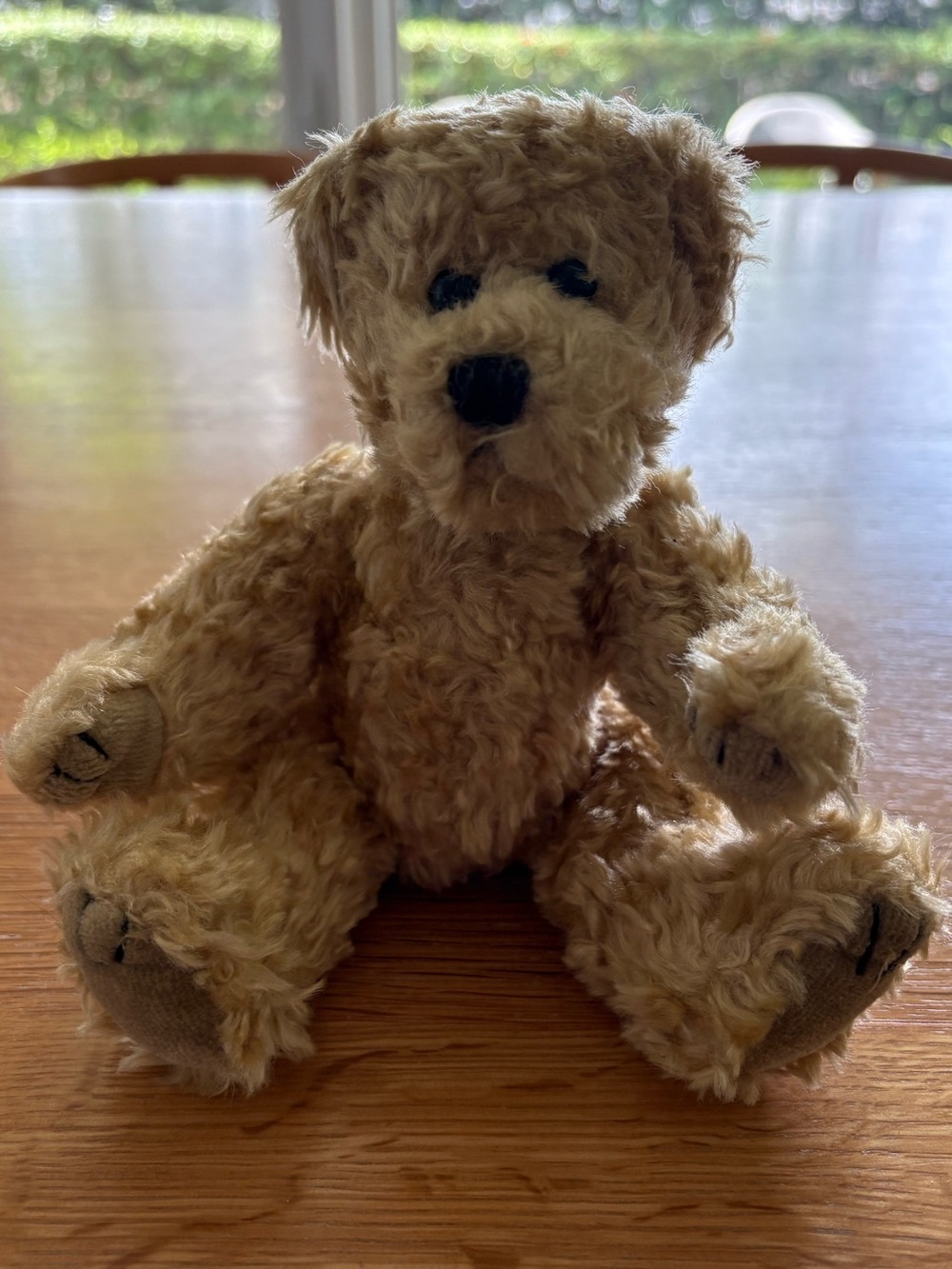 Vintage UNIPAK Designs - Plush Jointed Teddy Bear - Beige - 9 Inch High.